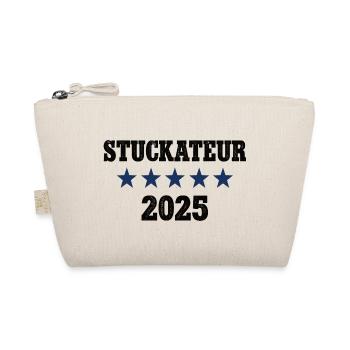 2025 Stuckateur Beruf Stukkateur Job Arbeit Lehre - Bio-Täschchen - Natur - Vorne