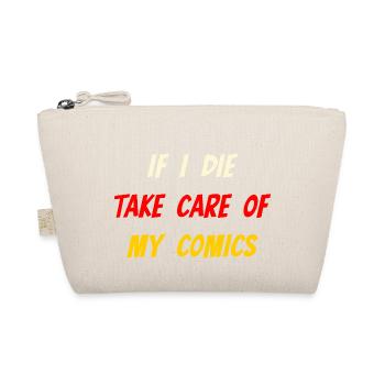 Comic Collectors and Comic Book Reader Lover Funny - Organic Pouch - nature - Front