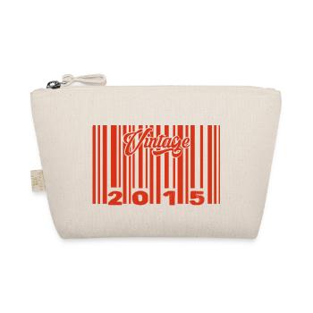 vintage 2015 né en 2015 10 ans bar code anniversai - Trousse biologique - nature - Devant