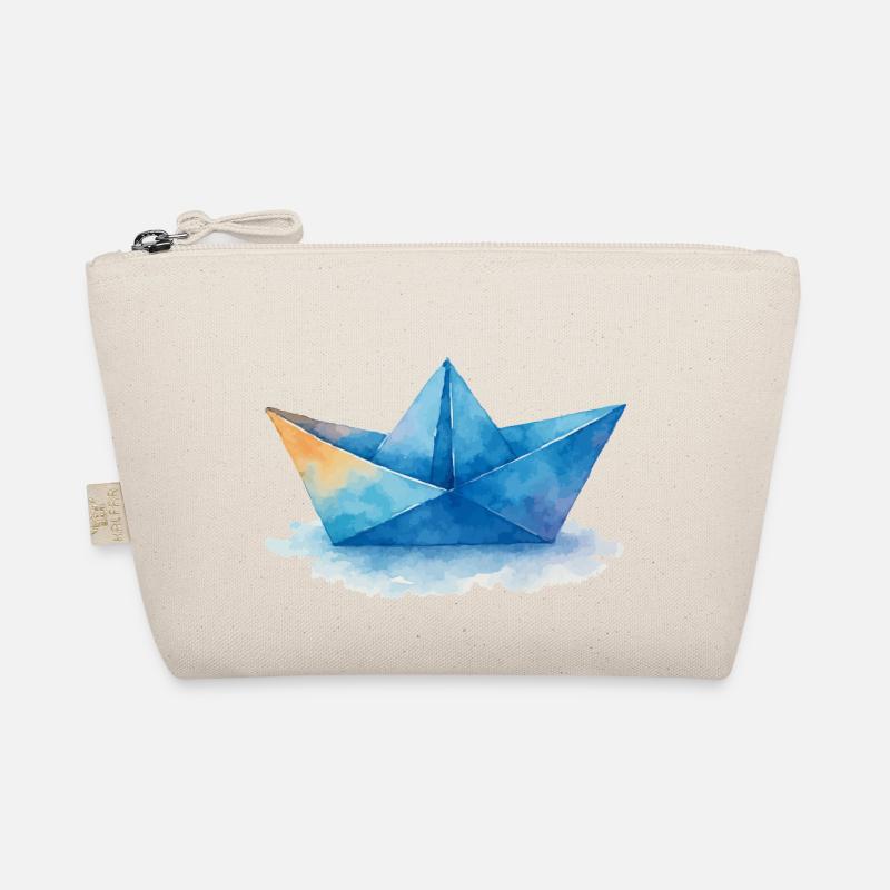 papierboot aquarell Bio-Täschchen