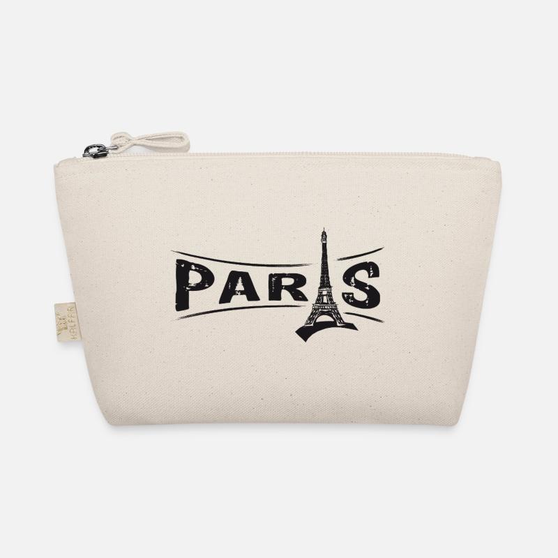 PARIS with Eiffel Tower Organic Pouch