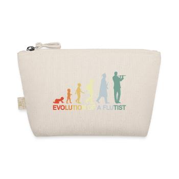 Vintage Flöte Evolution - Bio-Täschchen - Natur - Vorne