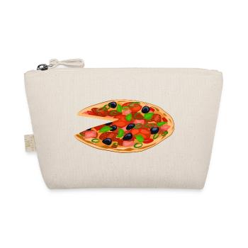 Eating pizza - Organic Pouch - nature - Front