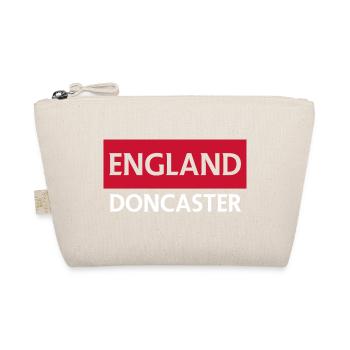 Die Silhouette der englischen Doncaster City Skyline - Bio-Täschchen - Natur - Vorne