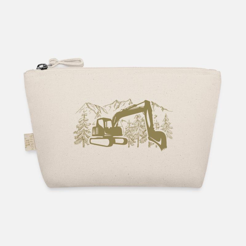 Excavatrice Silhouette Construction Equipment Operator Work Trousse biologique