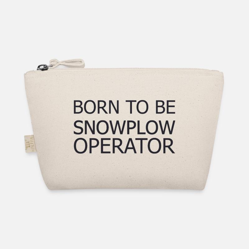 Snowplow Operator Born To Be Schneepflugfahrer Bio-Täschchen