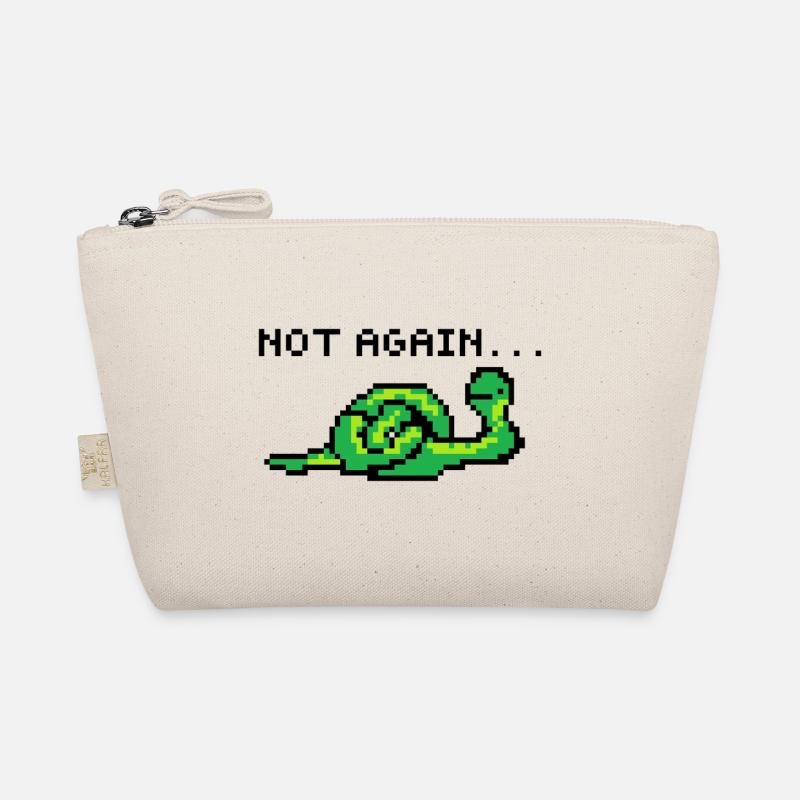 pixelart snake Organic Pouch