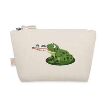 Hab dich - ganz doll lieb – Frosch Cartoon - Trousse biologique - nature - Devant