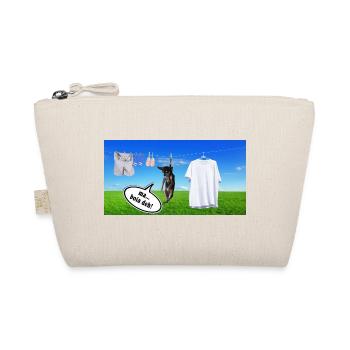 Puppy hanging to hang out - Organic Pouch - nature - Front