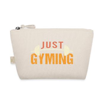 Bodybuilding Fitness Vintage Gym Athletes Workout - Organic Pouch - nature - Front