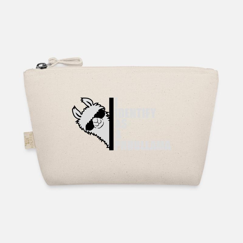 I Identify As A Probllama Cool Lama Problem Spruch Organic Pouch
