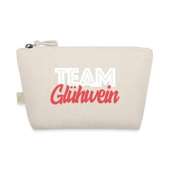 Team Mulled Wine Christmas Market Christmas Saying - Organic Pouch - nature - Front