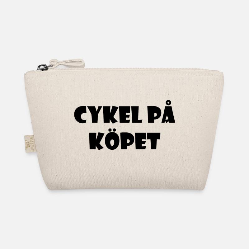 Bicycle in the Bargain – Text Design Organic Pouch