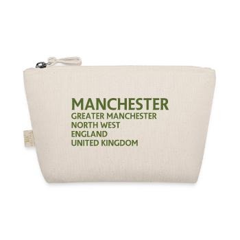 Manchester – England Lyric Design - Bio-Täschchen - Natur - Vorne