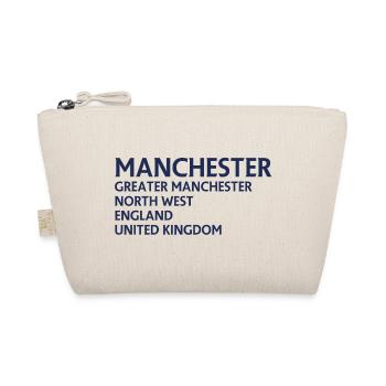 Manchester – England Lyric Design - Bio-Täschchen - Natur - Vorne
