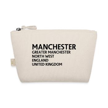 Manchester – England Lyric Design - Bio-Täschchen - Natur - Vorne