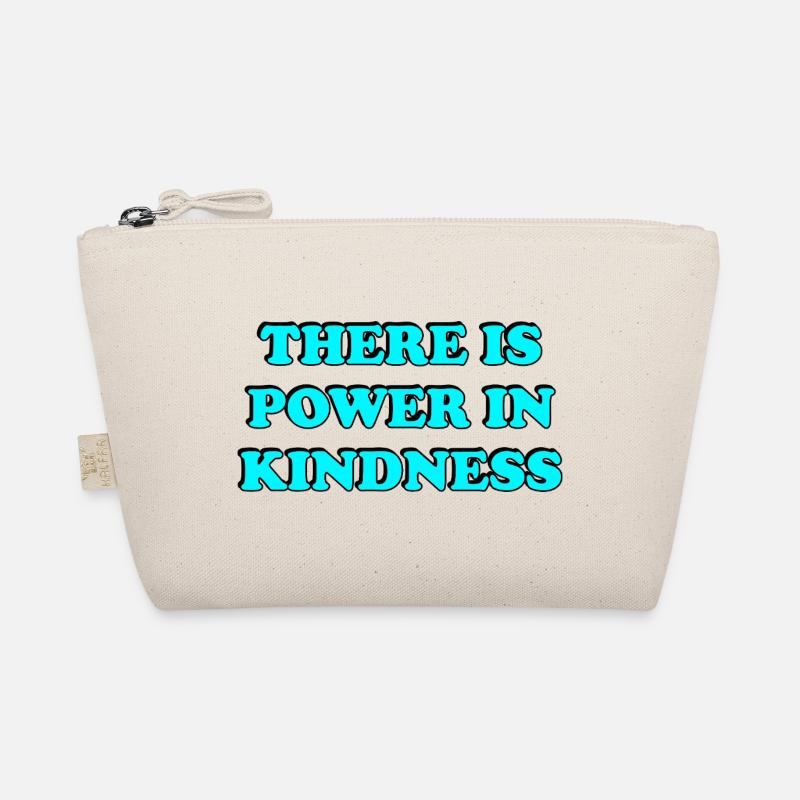 Power in Kindness Retro-Typ Bio-Täschchen