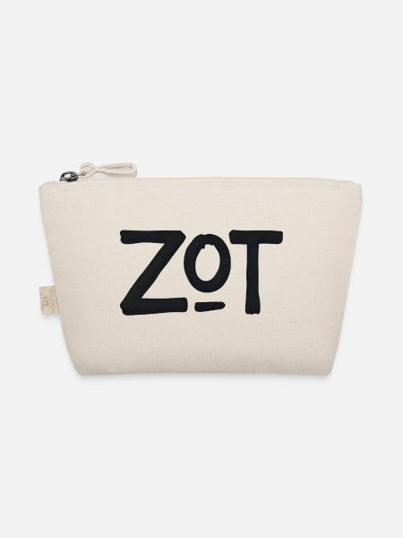 ZOT Bold Brushstroke Logo - Bio-Täschchen - Natur - Vorne