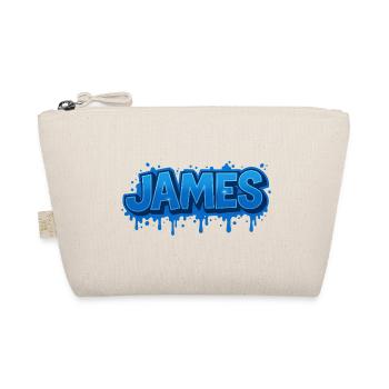 Graffiti JOHN Name Geschenk Ideal druckbar auf - Bio-Täschchen - Natur - Vorne