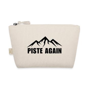 PISTE AGAIN. SKI. SKI WINTE SPORT - Organic Pouch - nature - Front