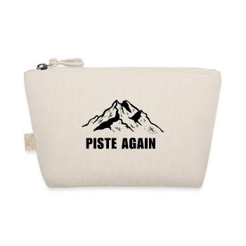 PISTE AGAIN. SKI. SKI WINTE SPORT - Organic Pouch - nature - Front