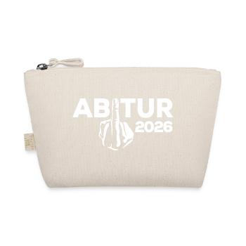 ABI 2026 Middle Finger Abitur - Gift - Organic Pouch - nature - Front
