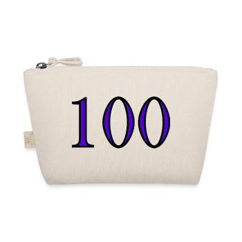 100. 100 JAHRE. 100-JÄHRIGES JUBILÄUM. GEBURTSTAG 100 - Bio-Täschchen - Natur - Vorne