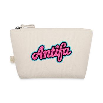 Antifa – Antifaschistisches Merch - Bio-Täschchen - Natur - Vorne