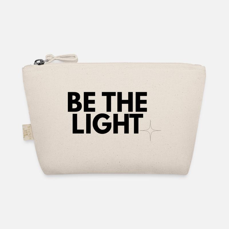 Be the Light - Minimalist Christian Design Organic Pouch