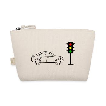 Ampel mit Auto - Bio-Täschchen - Natur - Vorne