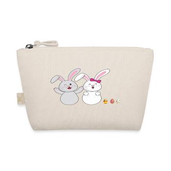 Cuddly bunny - Organic Pouch - nature - Front