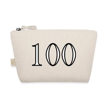 100. 100 ANS. 100e ANNIVERSAIRE. ANNIVERSAIRE 100  - Trousse biologique - nature - Devant
