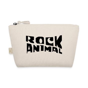 Typographie des animaux rocheux design du logo - Trousse biologique - nature - Devant