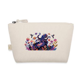 Psychedelic Kraken Bülten Nature Animals Pattern - Organic Pouch - nature - Front