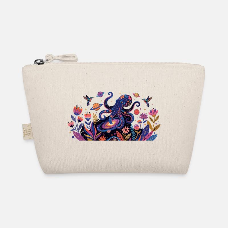 Psychedelic Kraken Bülten Nature Animaux Pattern Trousse biologique