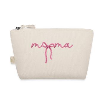 Mom Bow - Organic Pouch - nature - Front