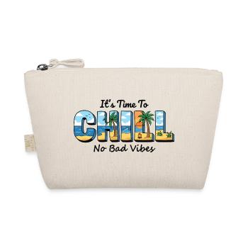 Chill Beach Sunny Letters - Organic Pouch - nature - Front
