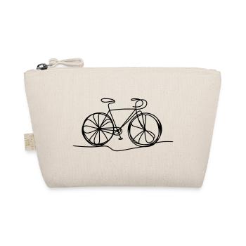 Fahrrad Fahrradfahren Fahrradfahrer - Bio-Täschchen - Natur - Vorne