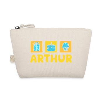 Arthur als Geschenk - Bio-Täschchen - Natur - Vorne