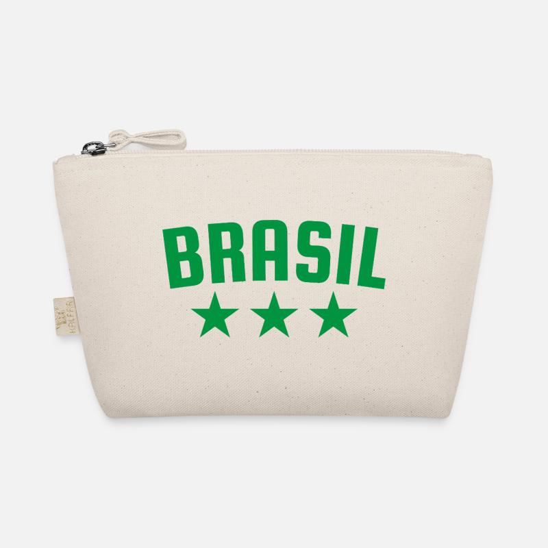 Brazil 3 Star Design Green Organic Pouch