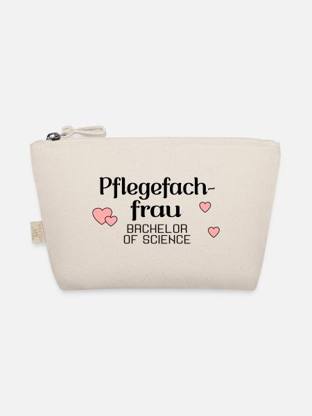 Bachelorstudium Pflege - Abschluss Pflegefachfrau - Bio-Täschchen - Natur - Vorne