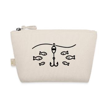 Fish Fishing Hooks Fishing Fishing Fishing Angler - Organic Pouch - nature - Front