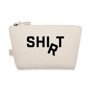 Shirt R falls around Slogan Motif - Organic Pouch - nature - Front