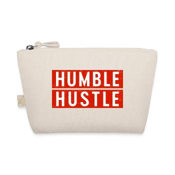 Humble Hustle Entrepreneur Businessman Businesswom - Organic Pouch - nature - Front