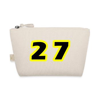 27 Zahl symbol - Bio-Täschchen - Natur - Vorne