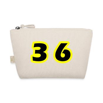 36 Number Symbol - Organic Pouch - nature - Front