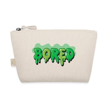Graffiti Bored Slime Font - Organic Pouch - nature - Front
