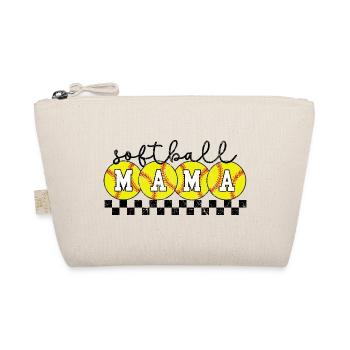 Softball Mama Game Day - Organic Pouch - nature - Front