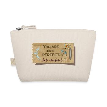 Not perfect, but wonderful - Organic Pouch - nature - Front