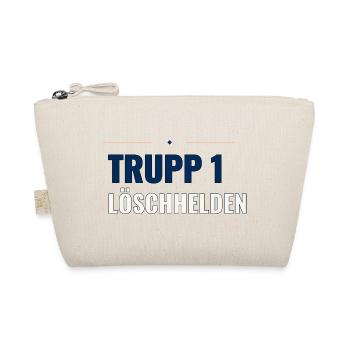Jugendfeuerwehr Truppshirt – Trupp 1 Löschhelden - Bio-Täschchen - Natur - Vorne